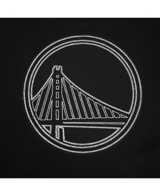 Men's Black Golden State Warriors Paint the City Drop Shoulder Sweatshirt