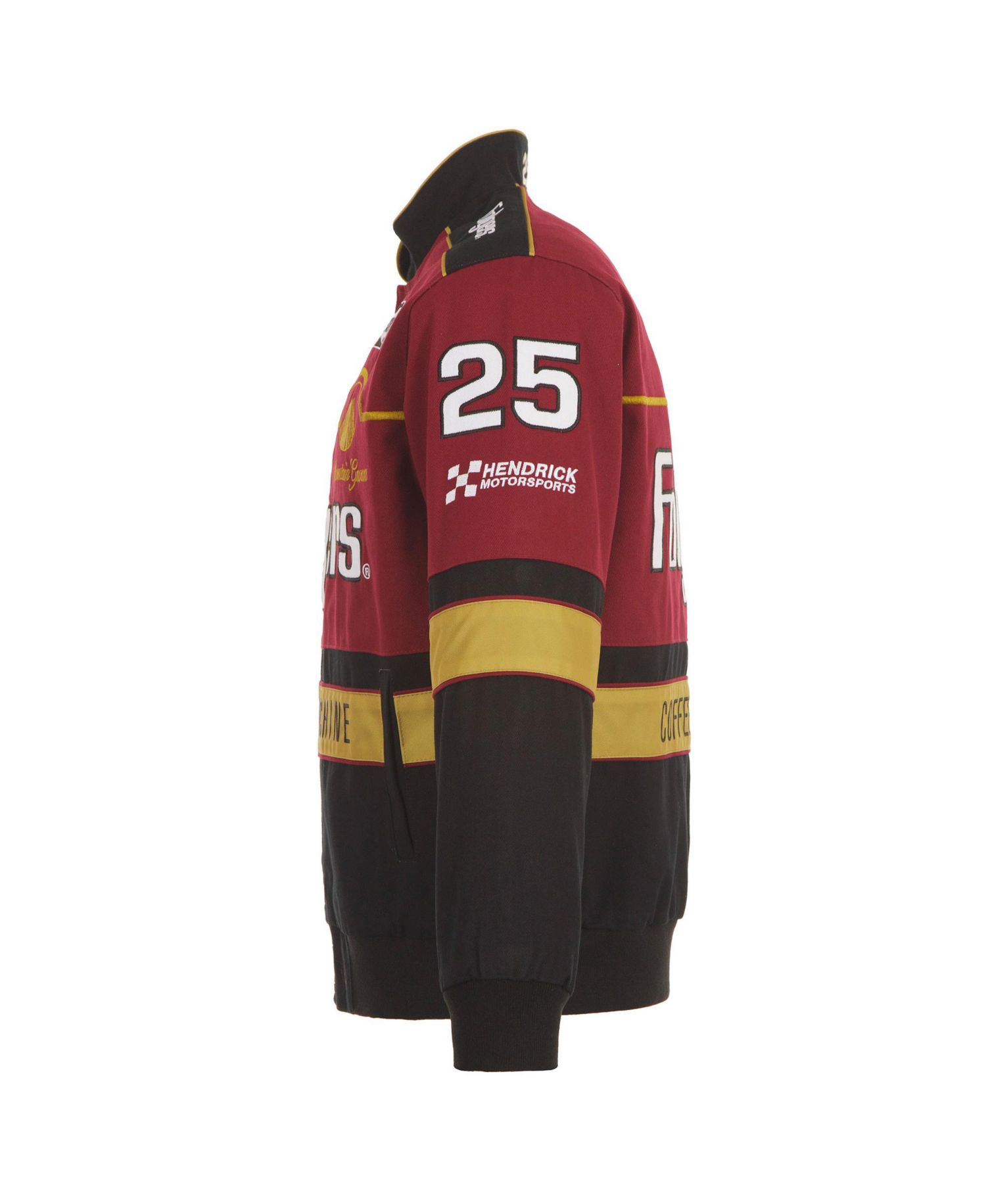 Men's Maroon/Black Tim Richmond Folgers Twill Uniform Full-Snap Jacket