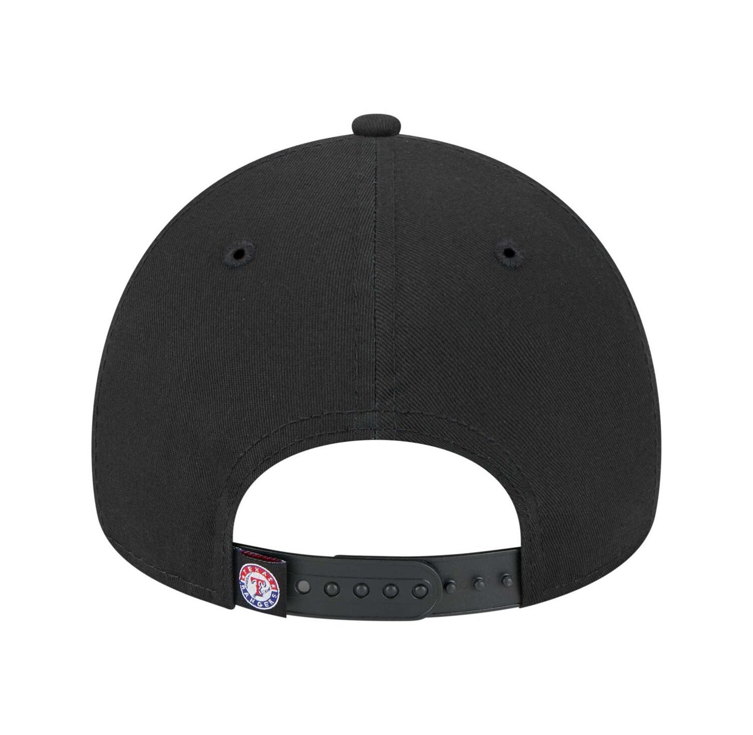 Men's Black Texas Rangers 9FORTY A-Frame Adjustable Hat