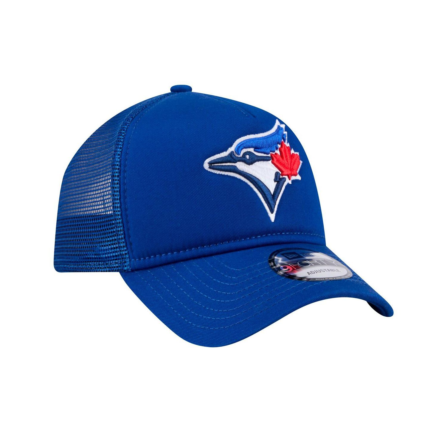 Men's Royal Toronto Blue Jays 9FORTY A-Frame Trucker Adjustable Hat