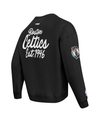 Men's Black Boston Celtics Paint the City Drop Shoulder Sweatshirt