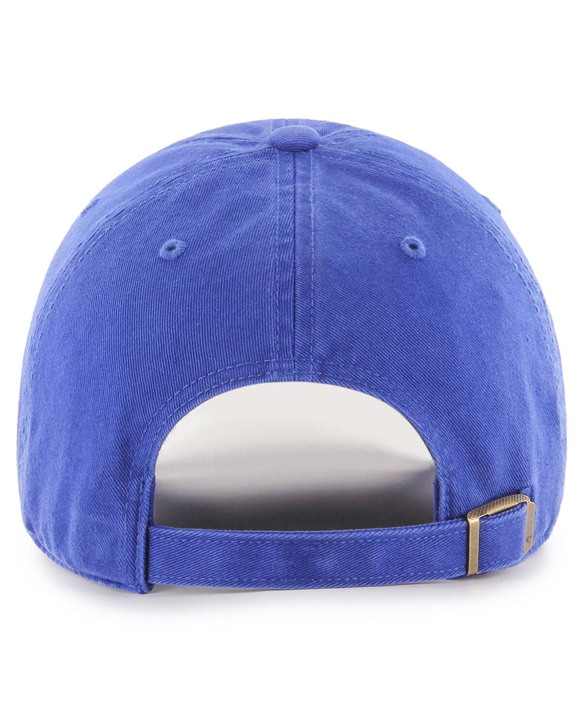 47 Brand Men's Royal Boise State Broncos College Football Playoff 2024 Fiesta Bowl Clean Up Adjustable Hat In Royal
