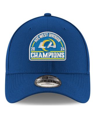 Men's Royal Los Angeles Rams 2024 NFC West Division Champions 9FORTY Adjustable Hat