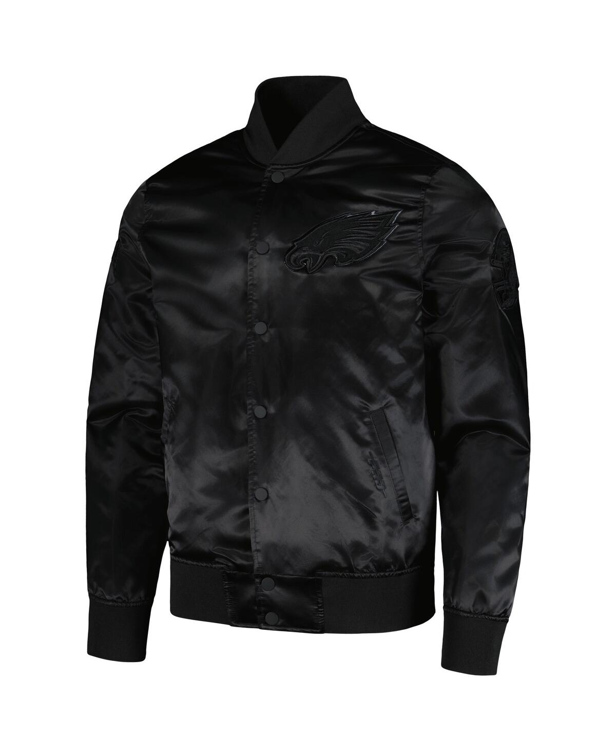 Pro Standard Men's Black Jalen Hurts Philadelphia Eagles Player Full-snap Jacket In Black