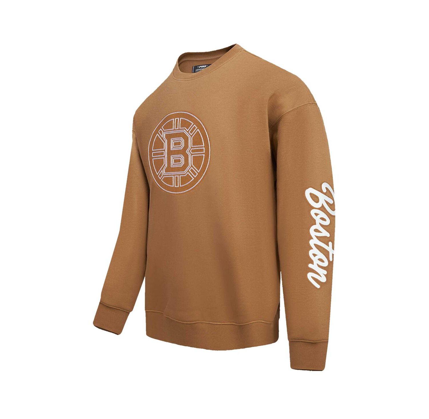 Men's Brown Boston Bruins Paint the City Pullover Sweatshirt