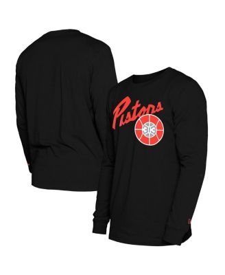 New Era - Men's Black Detroit Pistons 2024/25 City Edition Long Sleeve T-Shirt