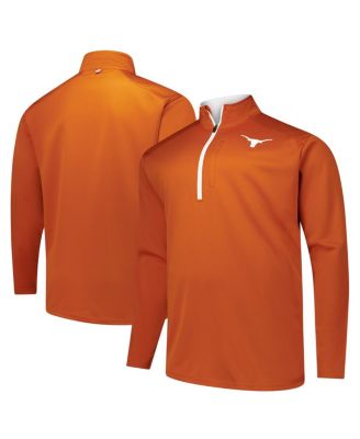 Fanatics - Men's Texas Orange Texas Longhorns Big Tall Defender Quarter-Zip Top
