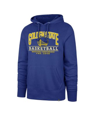 Men's Royal Golden State Warriors Big Tall Good Call Headline Pullover Hoodie