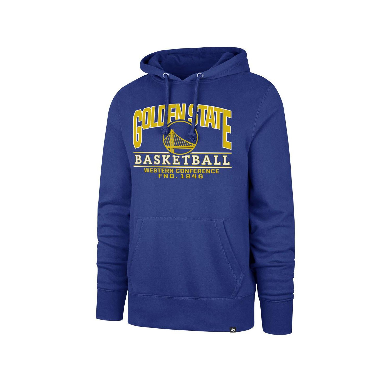 47 Brand Men's Royal Golden State Warriors Big & Tall Good Call Headline Pullover Hoodie
