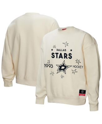 Mitchell & Ness - Women's Mitchell Ness Cream Dallas Stars Logo 3.0 Pullover Sweatshirt
