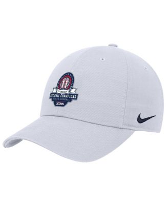 Nike - Men's White UConn Huskies 11-Time NCAA Champions Club Adjustable Hat