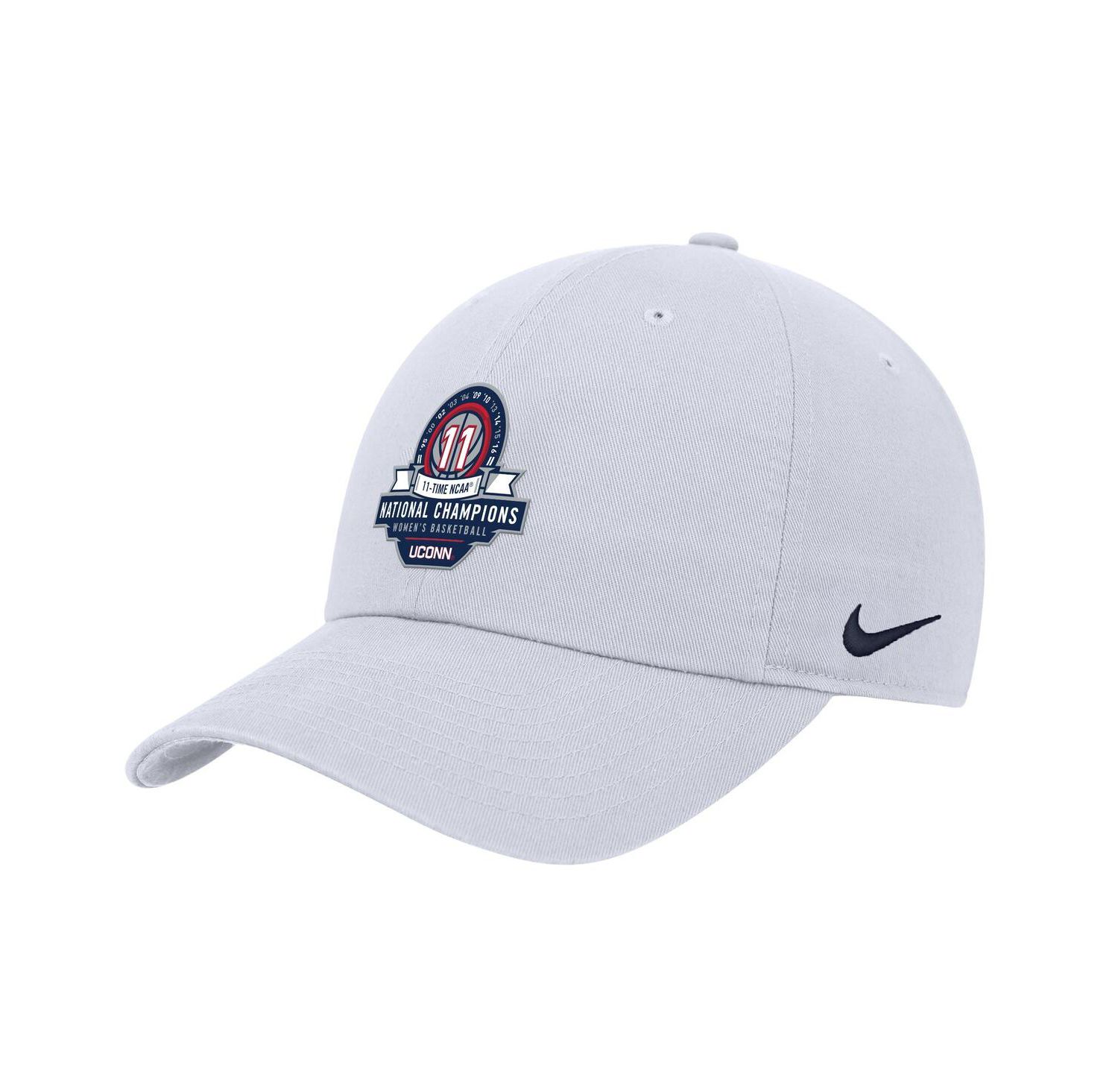 Men's White UConn Huskies 11-Time NCAA Champions Club Adjustable Hat