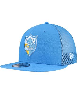 New Era - Men's Powder Blue Los Angeles Chargers Throwback Main Trucker 9FIFTY Snapback Hat