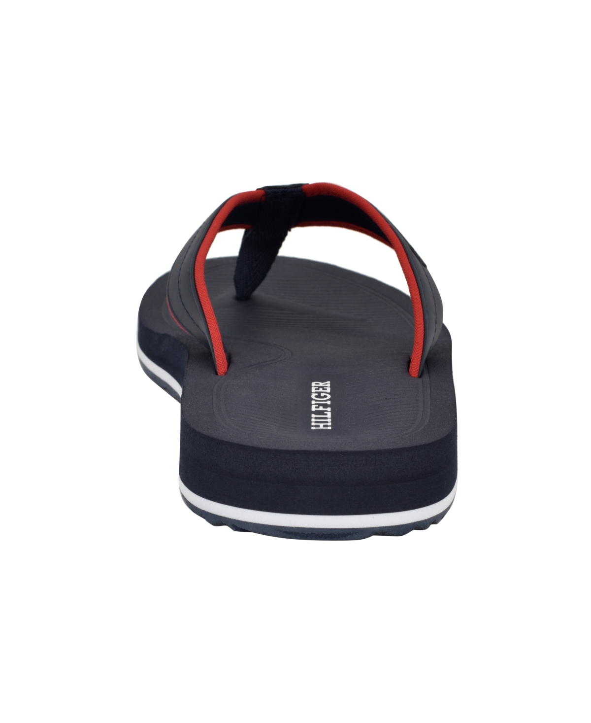 Tommy Hilfiger Men's Orlind Casual Fashion Flip Flops In Navy,red Multi