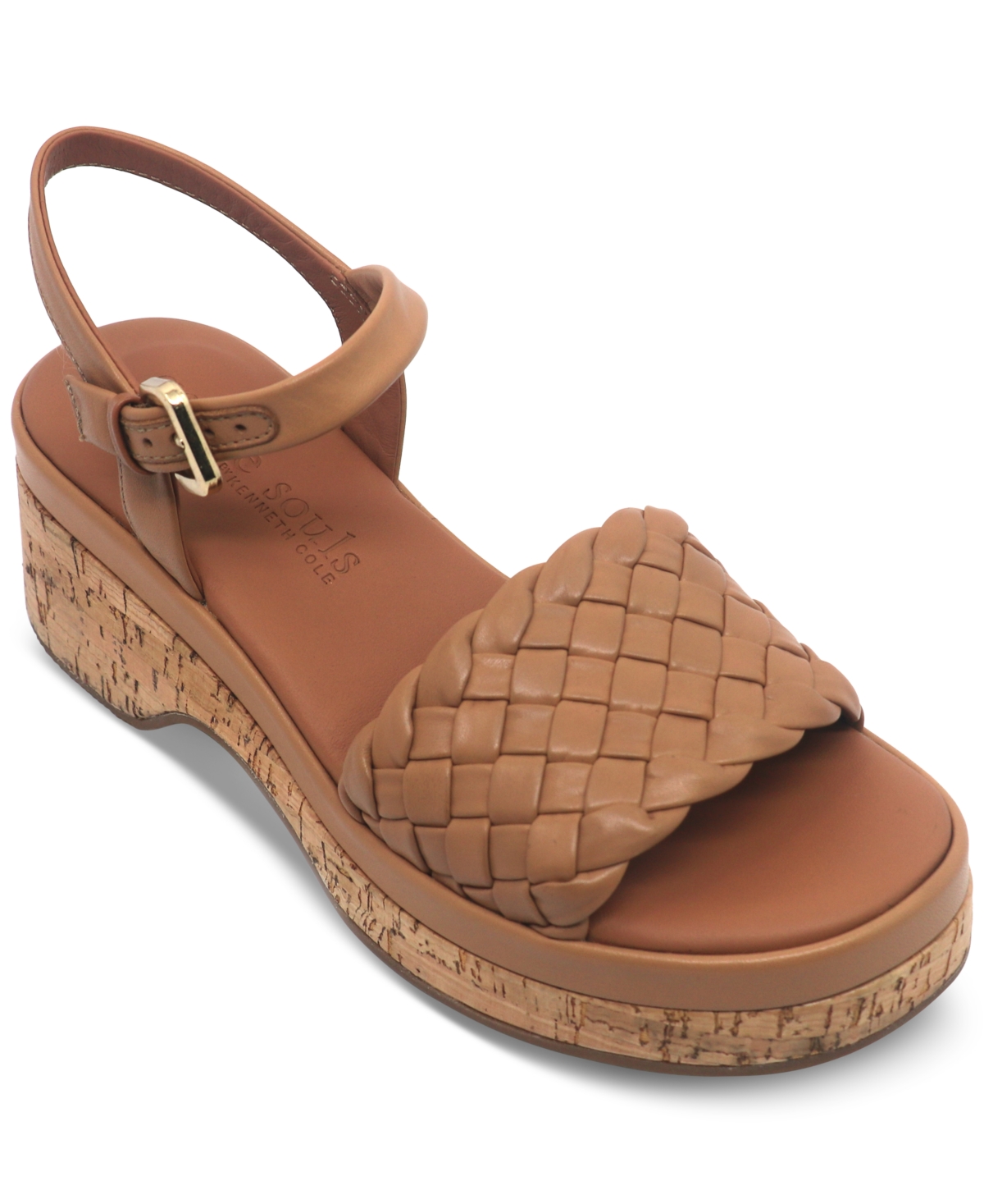 Women's Dorris Wedge Sandals - Tan Leather