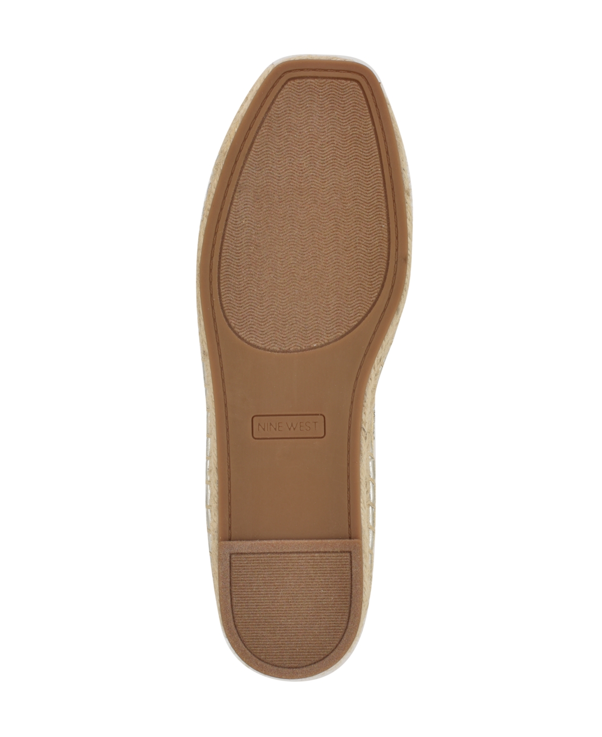 Shop Nine West Women's Rorie Woven Slip-on Espadrille Flats In Silver