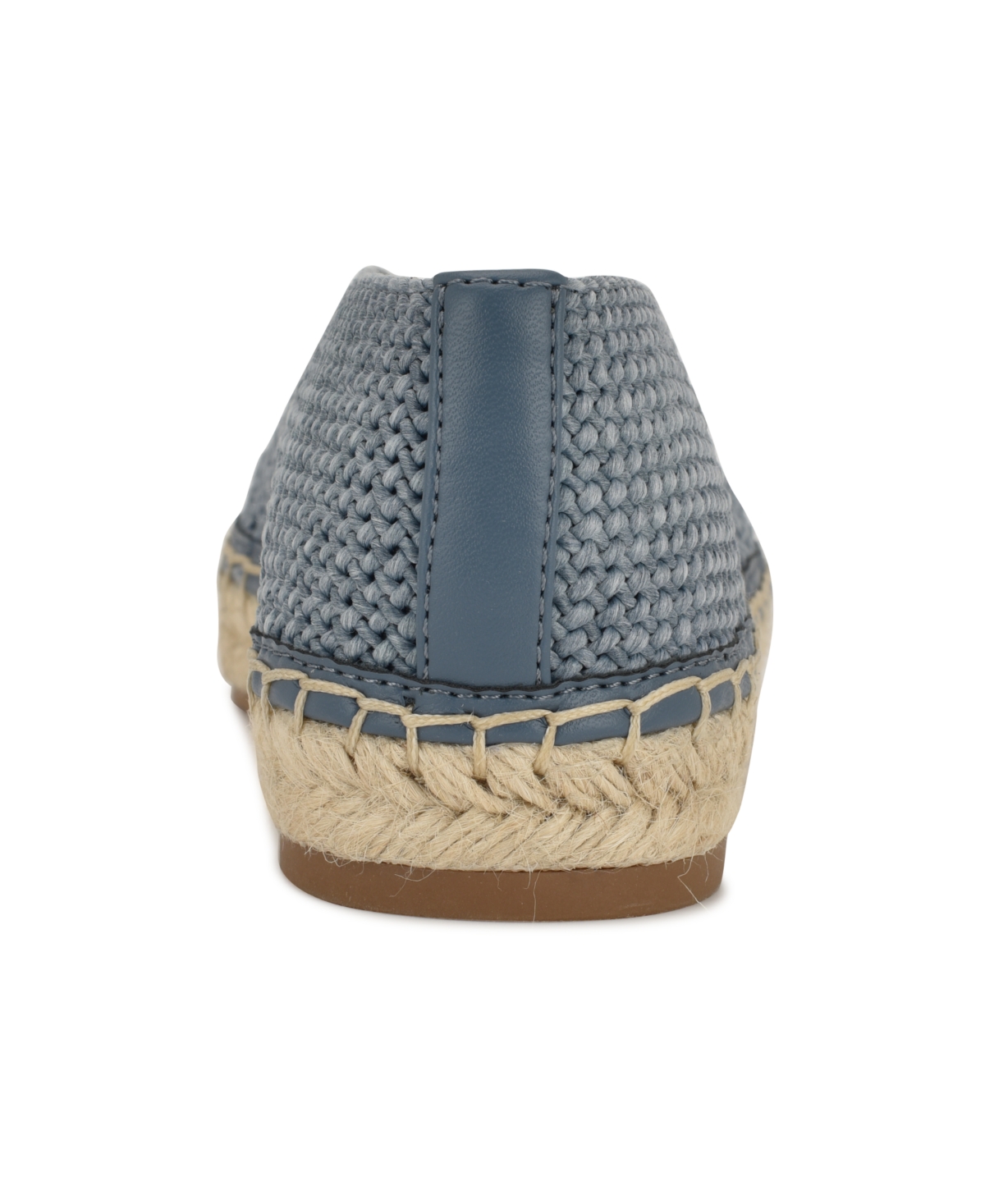 Shop Nine West Women's Rorie Woven Slip-on Espadrille Flats In Medium Blue