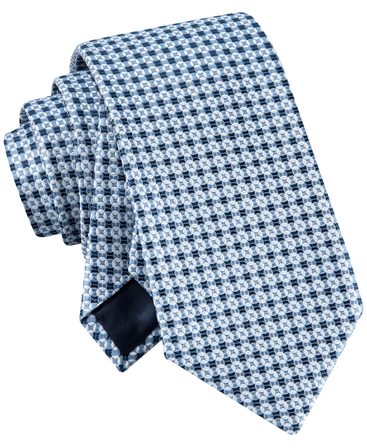 Tommy Hilfiger Men's Barstow Geo-pattern Tie In Blue