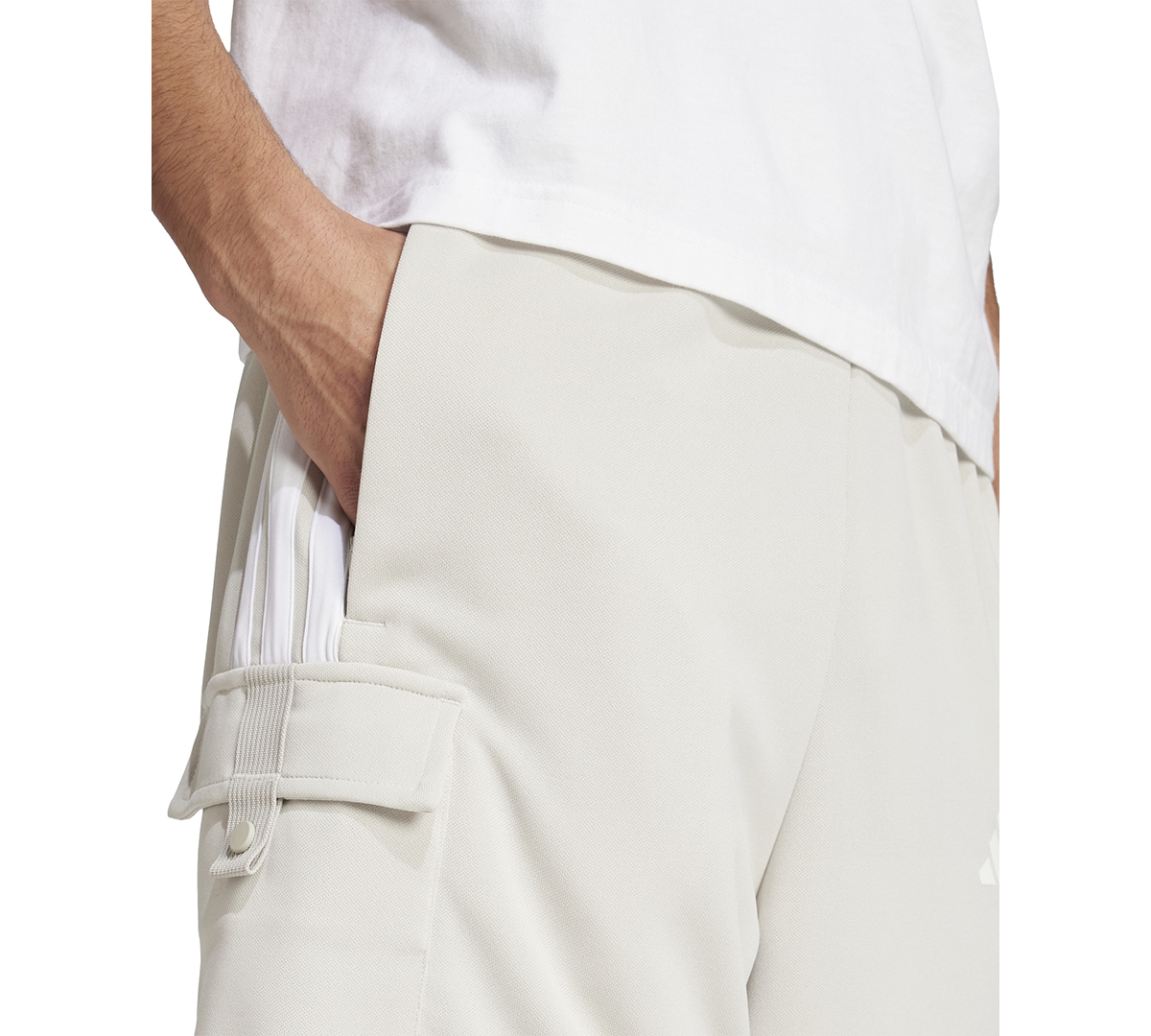 Adidas Originals Men's Three-stripes Tiro 9" Cargo Shorts In Wonalu,whi