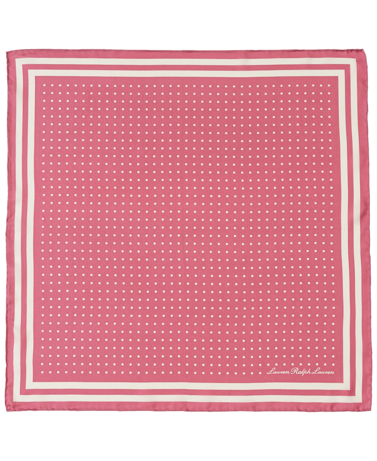 RALPH LAUREN RESORT DOT SQUARE SCARF