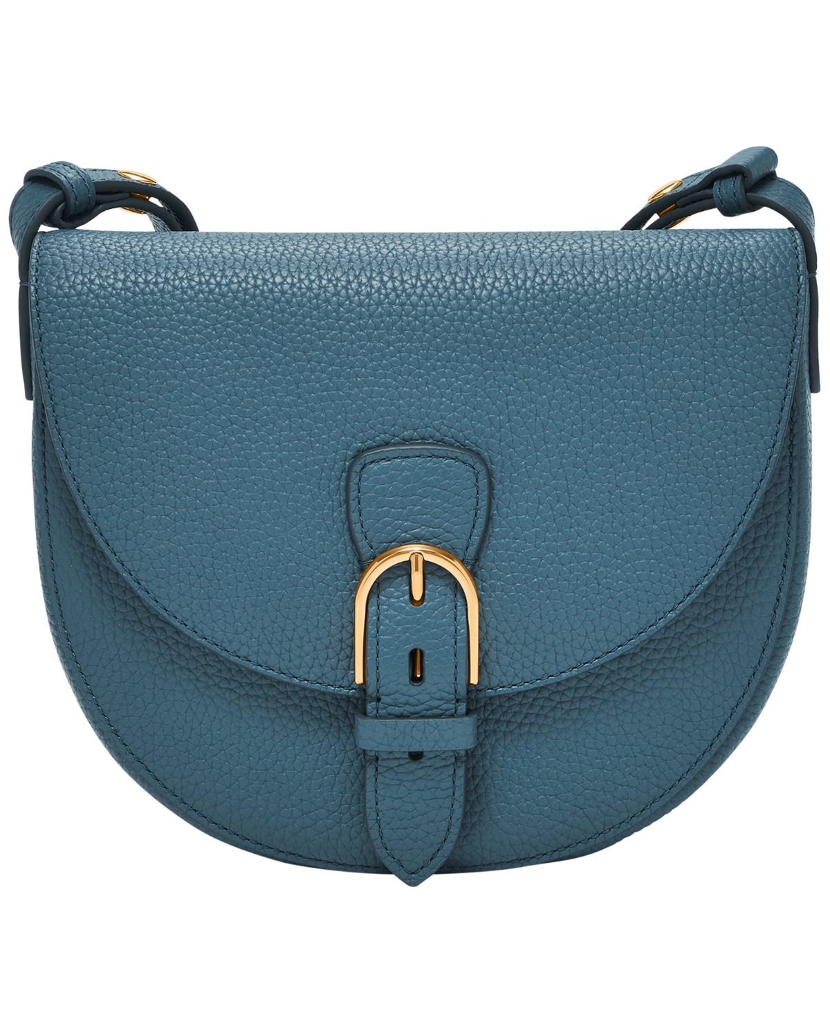 Fossil Everleigh Leather Small Flap Crossbody Bag In Drizzle