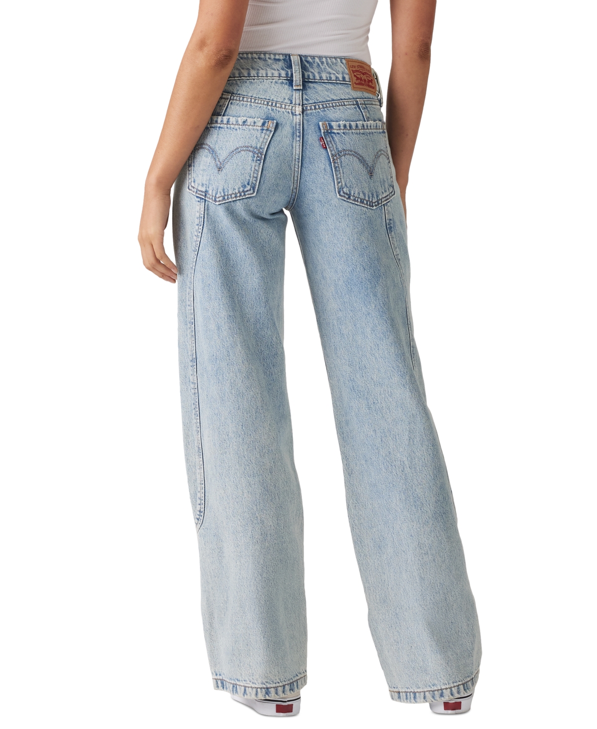 Levi's Women's Superlow Seamed Cotton Jeans In Look At Me