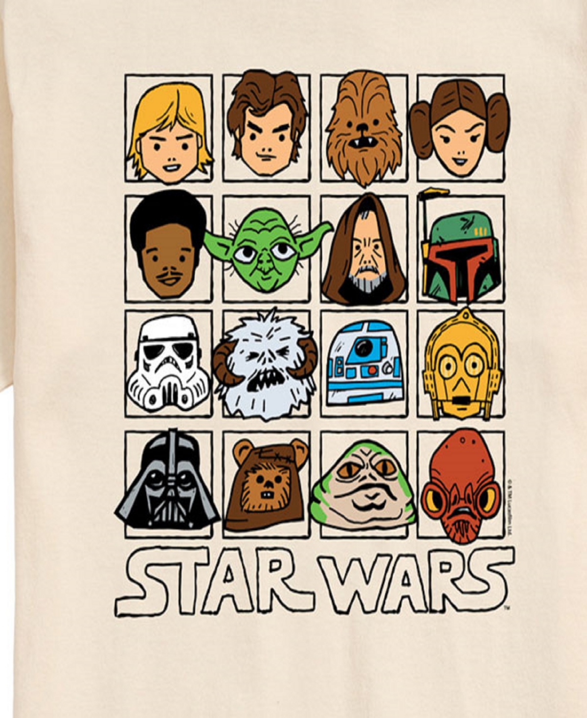 Airwaves Men's Star Wars Short Sleeve T-shirt In Neutral