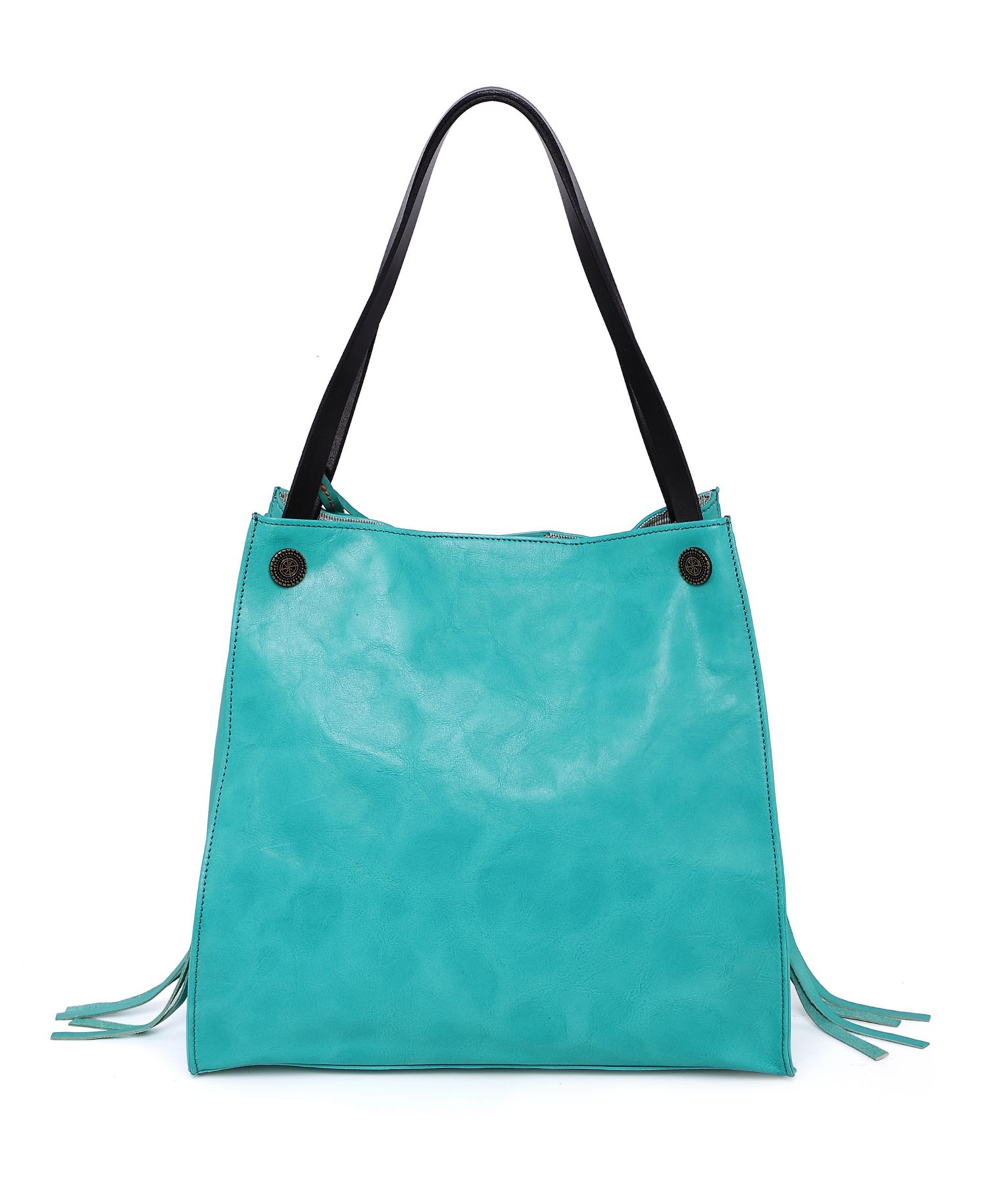 Daisy Large Leather Crossbody Tote Bag