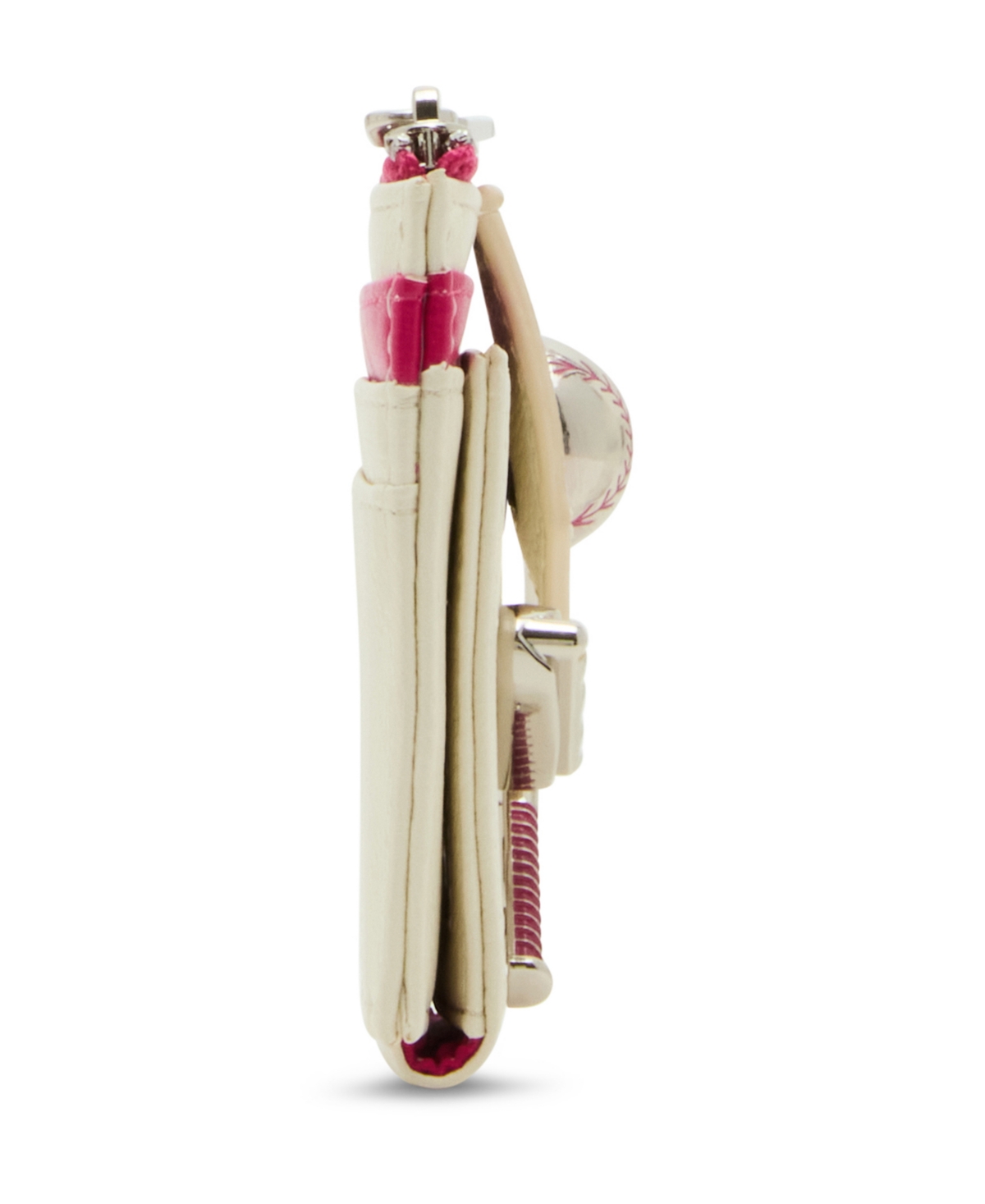 Betsey Johnson Hit Me Up Bifold Wallet In White