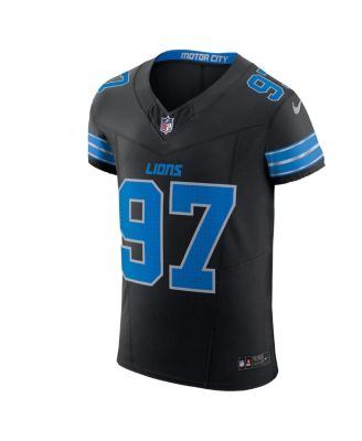 Men's Aidan Hutchinson Black Detroit Lions Alternate Vapor F.U.S.E. Elite Jersey
