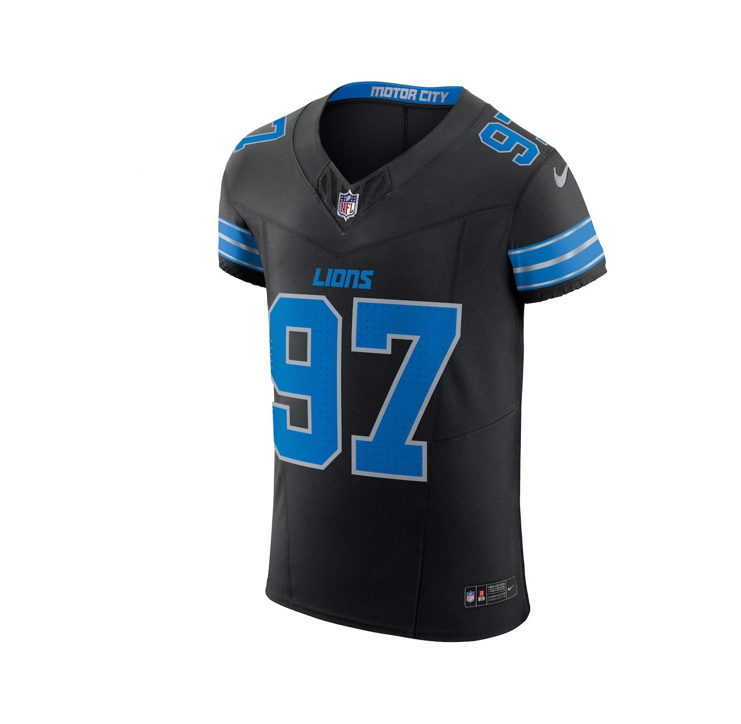 Men's Aidan Hutchinson Black Detroit Lions Alternate Vapor F.U.S.E. Elite Jersey