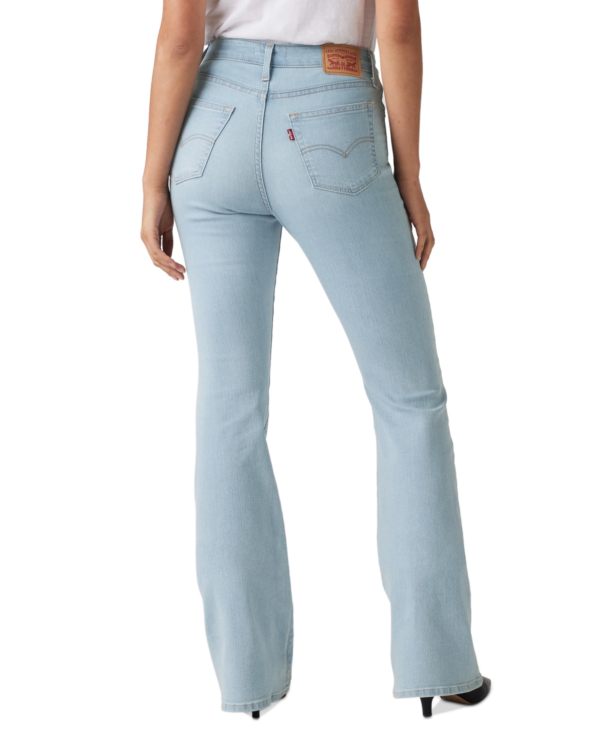 Levi's Women's 726 High Rise Slim Fit Flare Jeans In Eternal Indigo Light