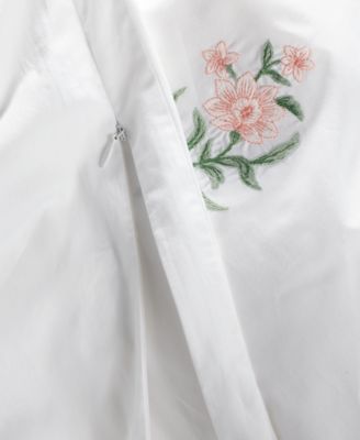 Bouquet Embroidery 3-Pc. Comforter Set, Full/Queen, Exclusively at Macy's