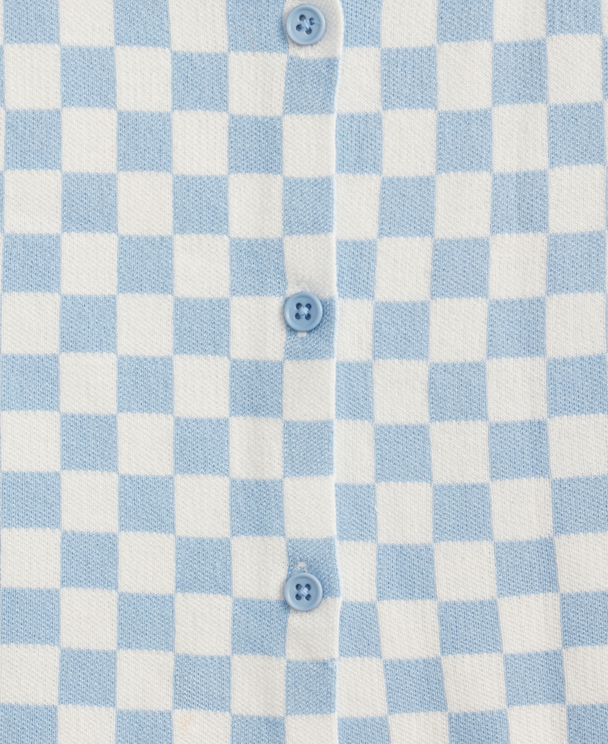 Shop With Jules Big Girl Checkered Vest Top In Baby Bl,wt Check