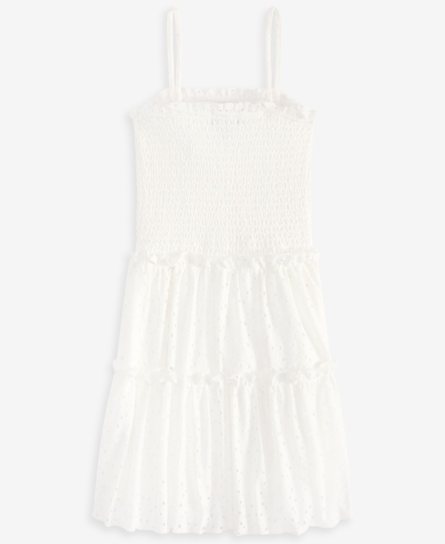 Платье With Jules Eyelet Pull On Smocked Bodice Dress для девочек — фото 3