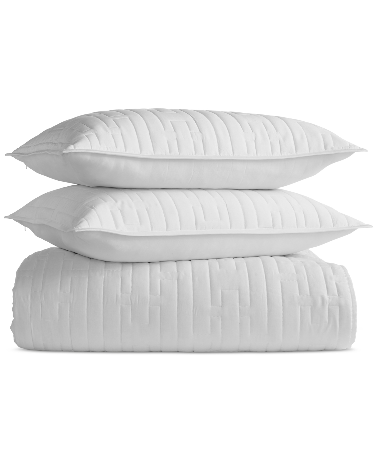 HOTEL COLLECTION CHAIN LINKS COVERLET SET, KING, EXCLUSIVELY AT MACY'S 