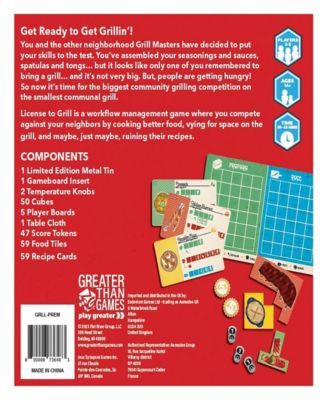 License to Grill Premium Edition Game