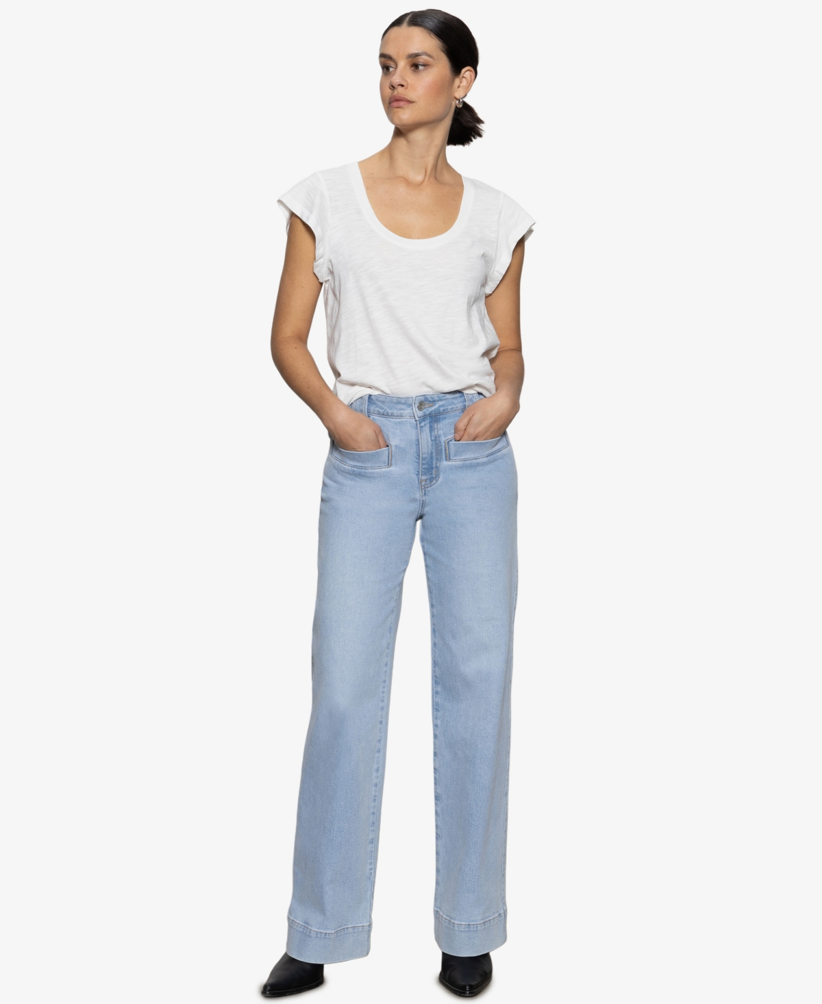Shop Sanctuary Women's West Side Crewneck Short-sleeve T-shirt In White