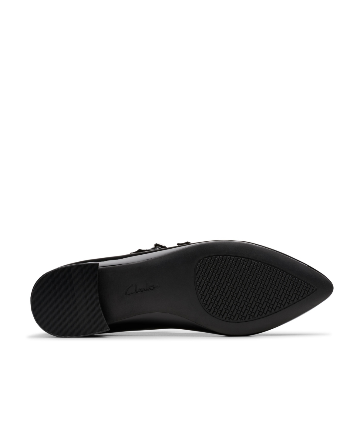 Clarks Collection Women's Natalyn Lane Pointy Toe Shoes In Black Patent
