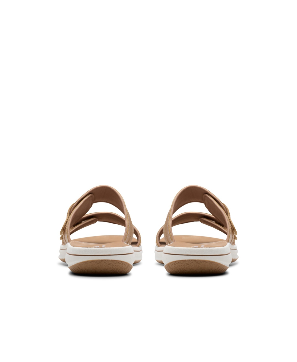 Clarks Cloudsteppers Women's Breeze Maye Slip-on Sandals In Warm Beige