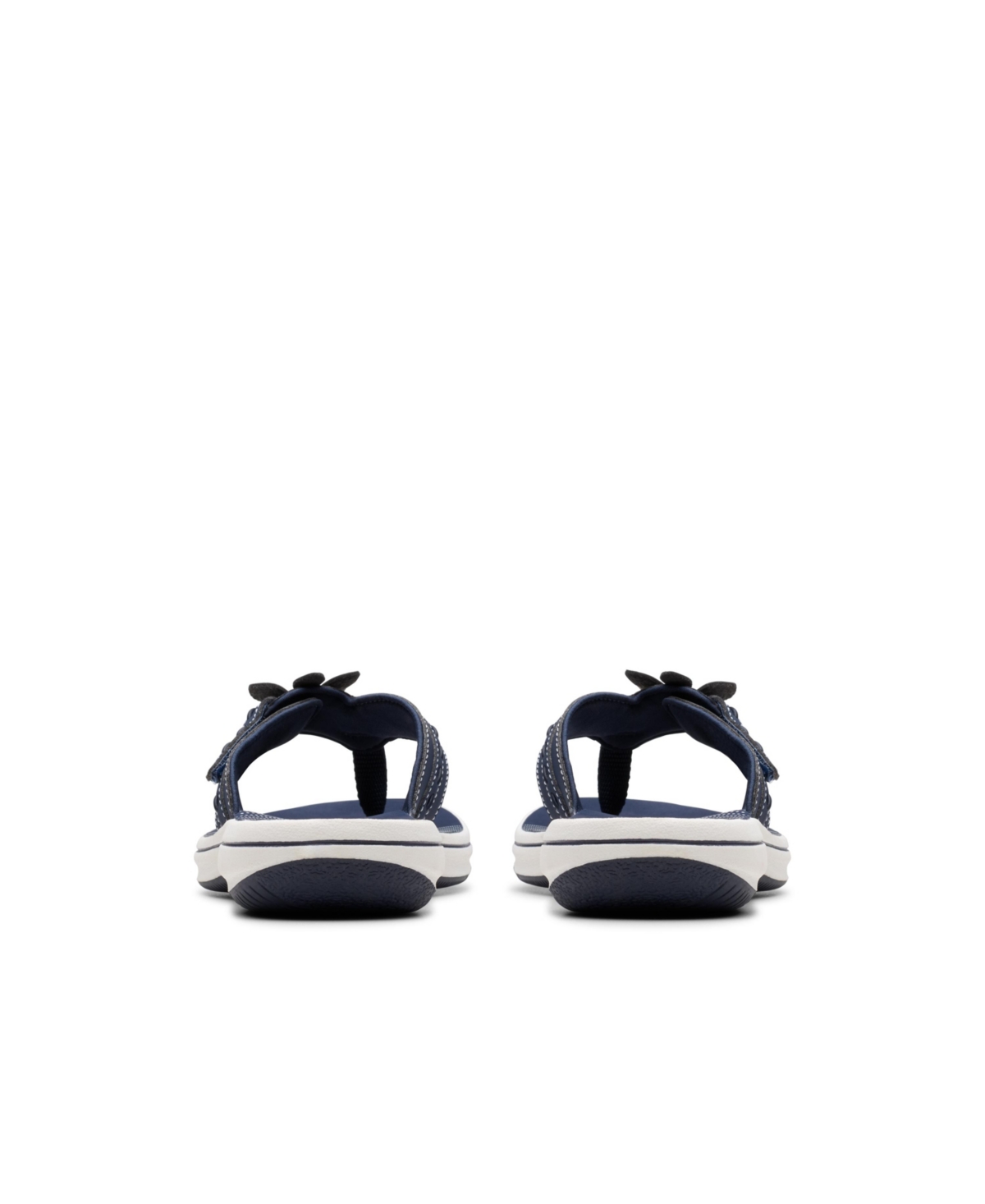 Clarks Cloudsteppers Women's Breeze Opal H Slip-on Sandals In Navy