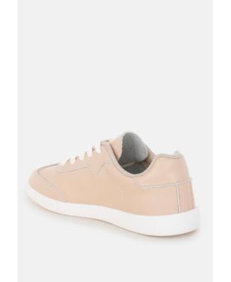 Womens Bostonia Real Leather Casual Sneakers
