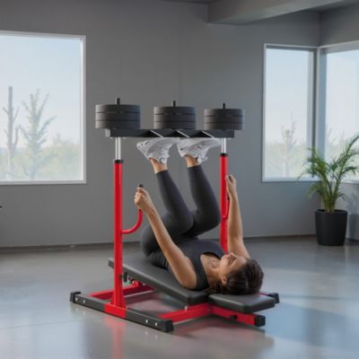 Leg Press Machine with Adjustable Leg, Back, Head Positions