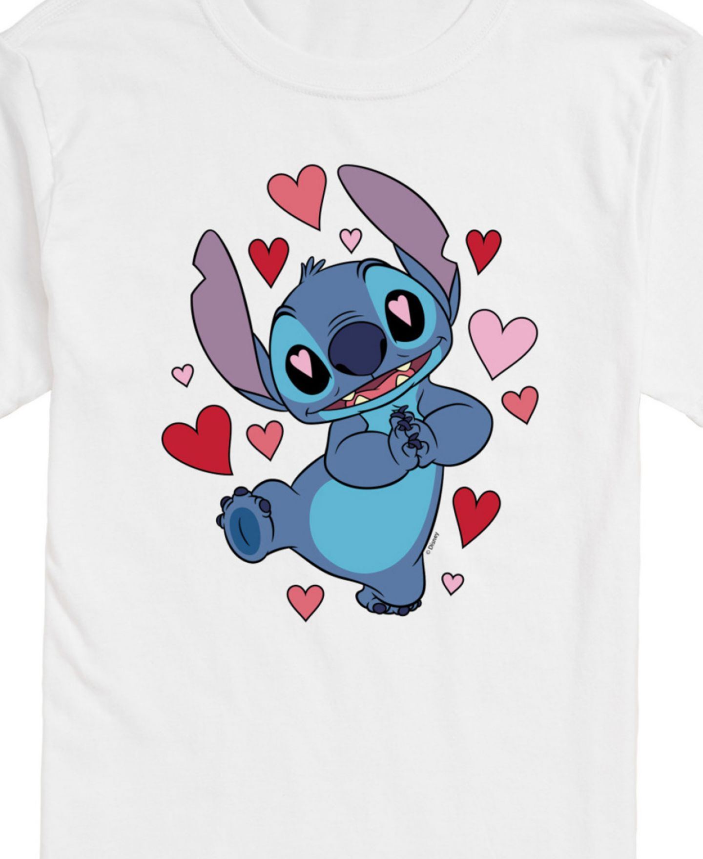 Мужская футболка AIRWAVES Lilo Stitch Valentine's Day Short Sleeve, цвет: Белый — фото 3