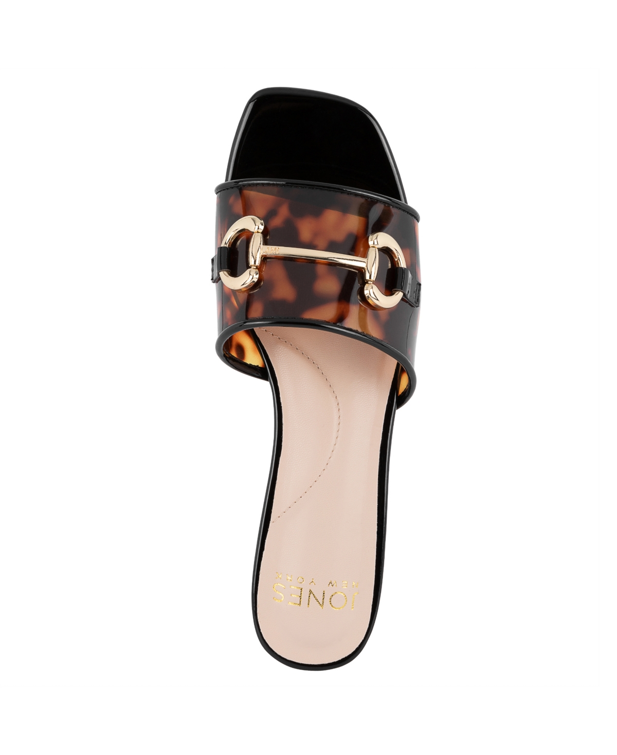 Jones New York Women's Vivato Single Band Slip On Flat Sandals In Black Multi