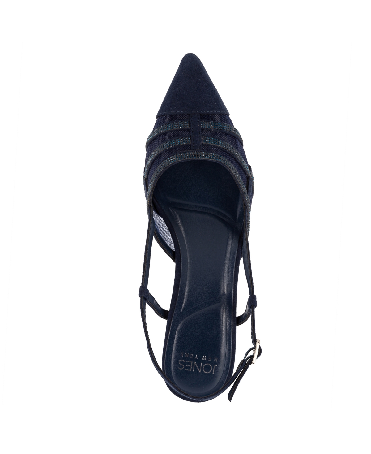 Jones New York Women's Lindala Kitten Heel Slingback Evening Pumps In Navy