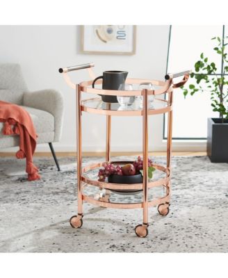 Sienna 2 Tier Round Bar Cart