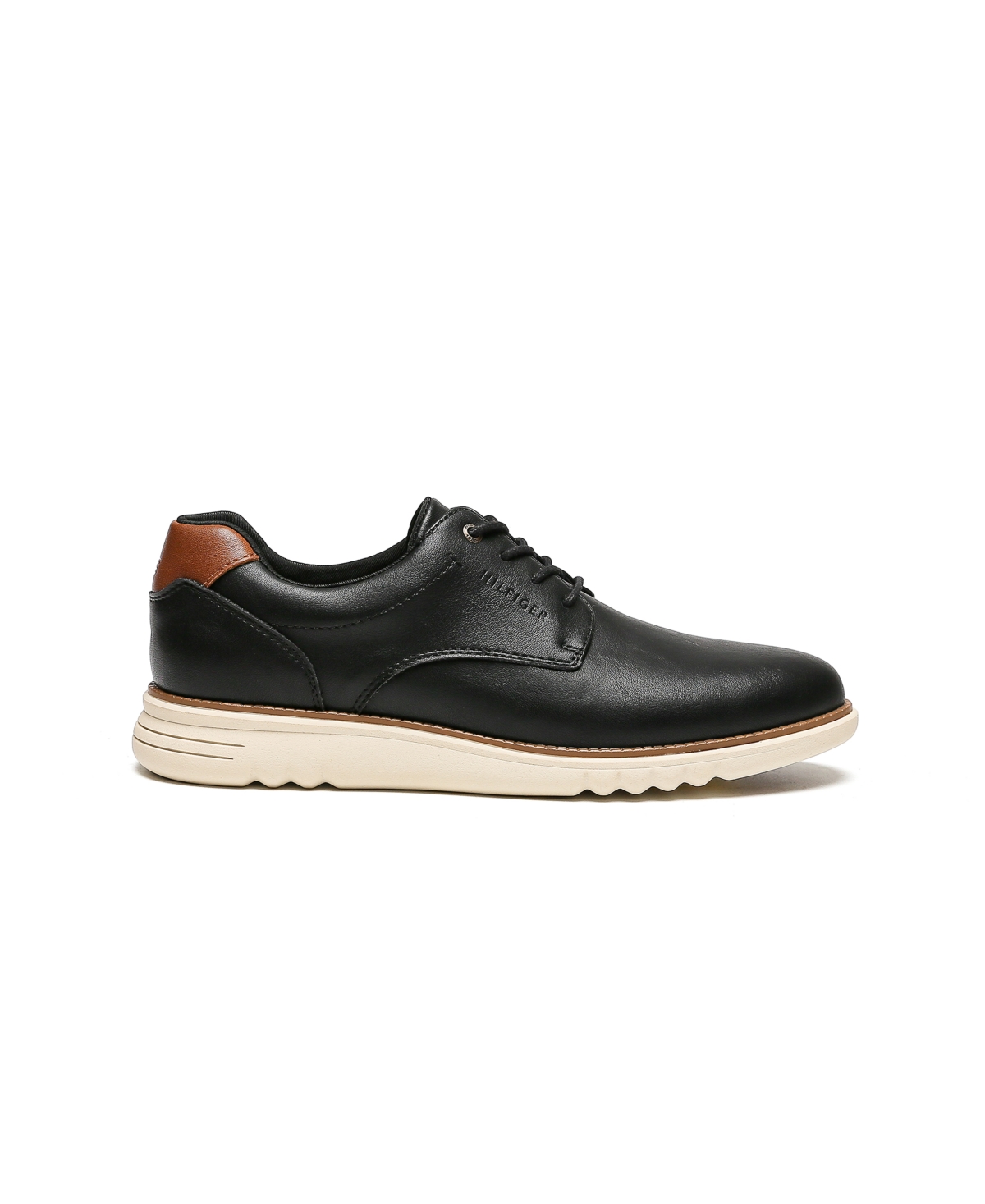Tommy Hilfiger Men's Zell Casualized Hybrid Oxfords Shoe In Black