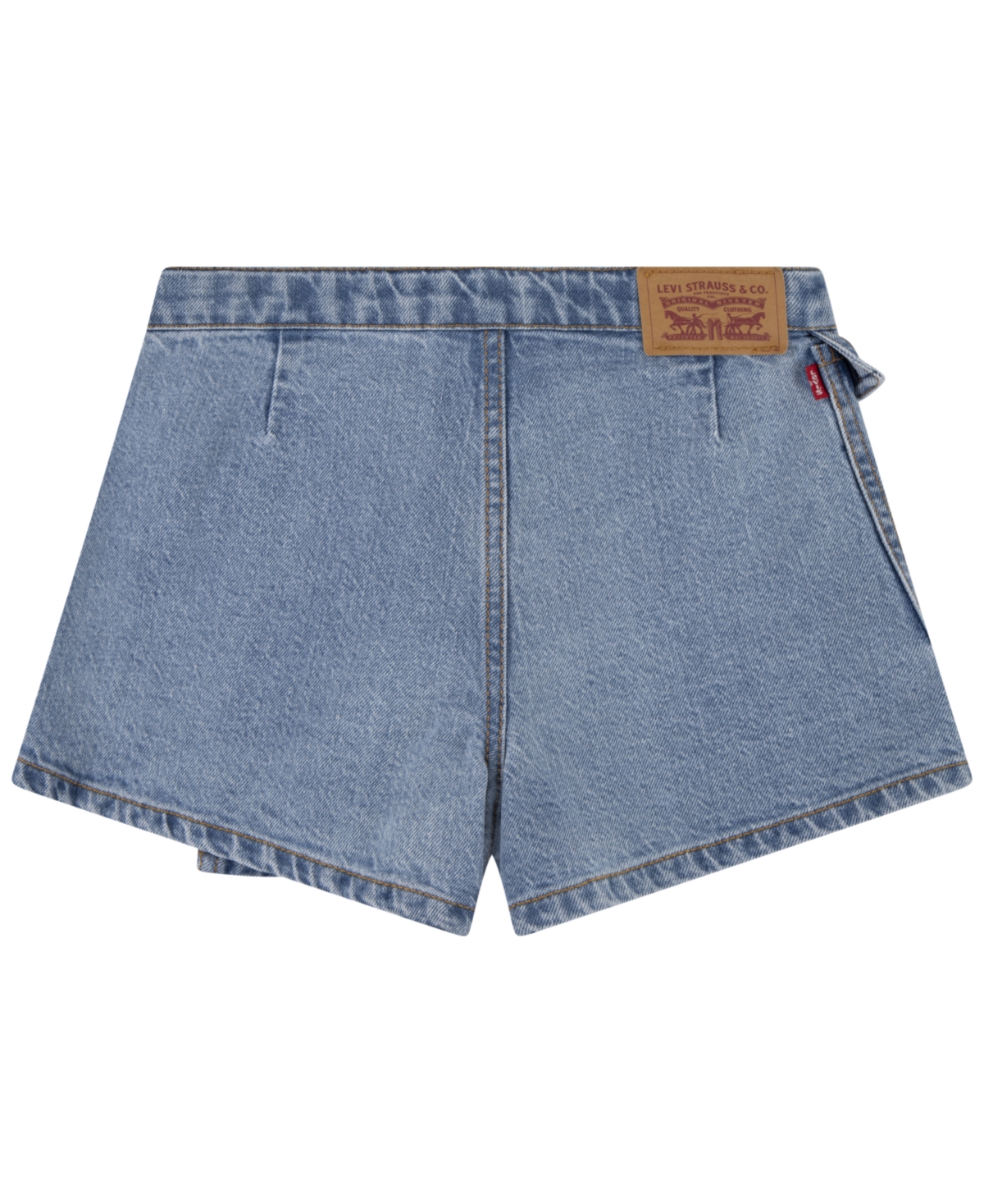 Shop Levi's Big Girls High Rise Cargo Denim Skort In Flower Child