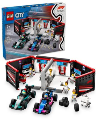 LEGO® City F1 Garage and Mercedes-AMG and Alpine Cars Toy 60444